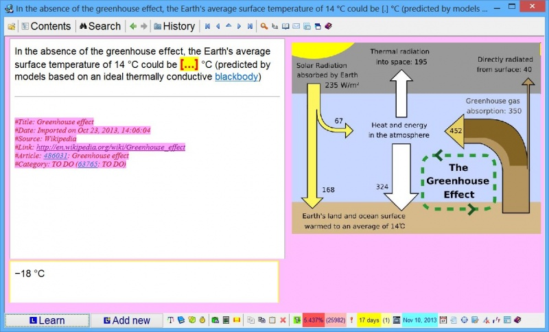Demonstration of Incremental Reading in SuperMemo